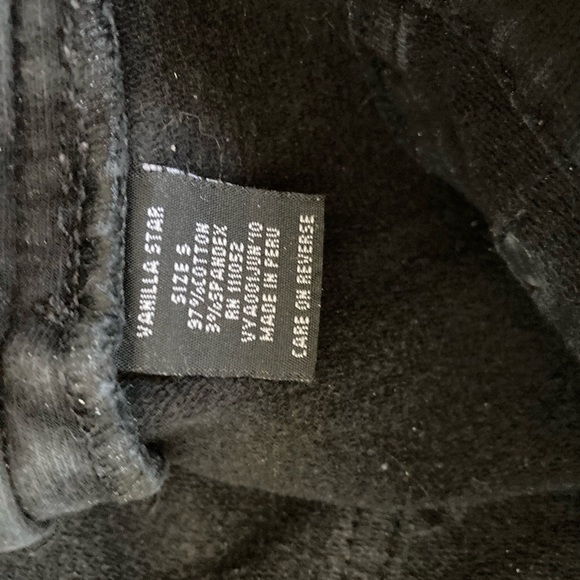 Vintage Y2K low rise jeans size 5 black skinny - Picture 4 of 5